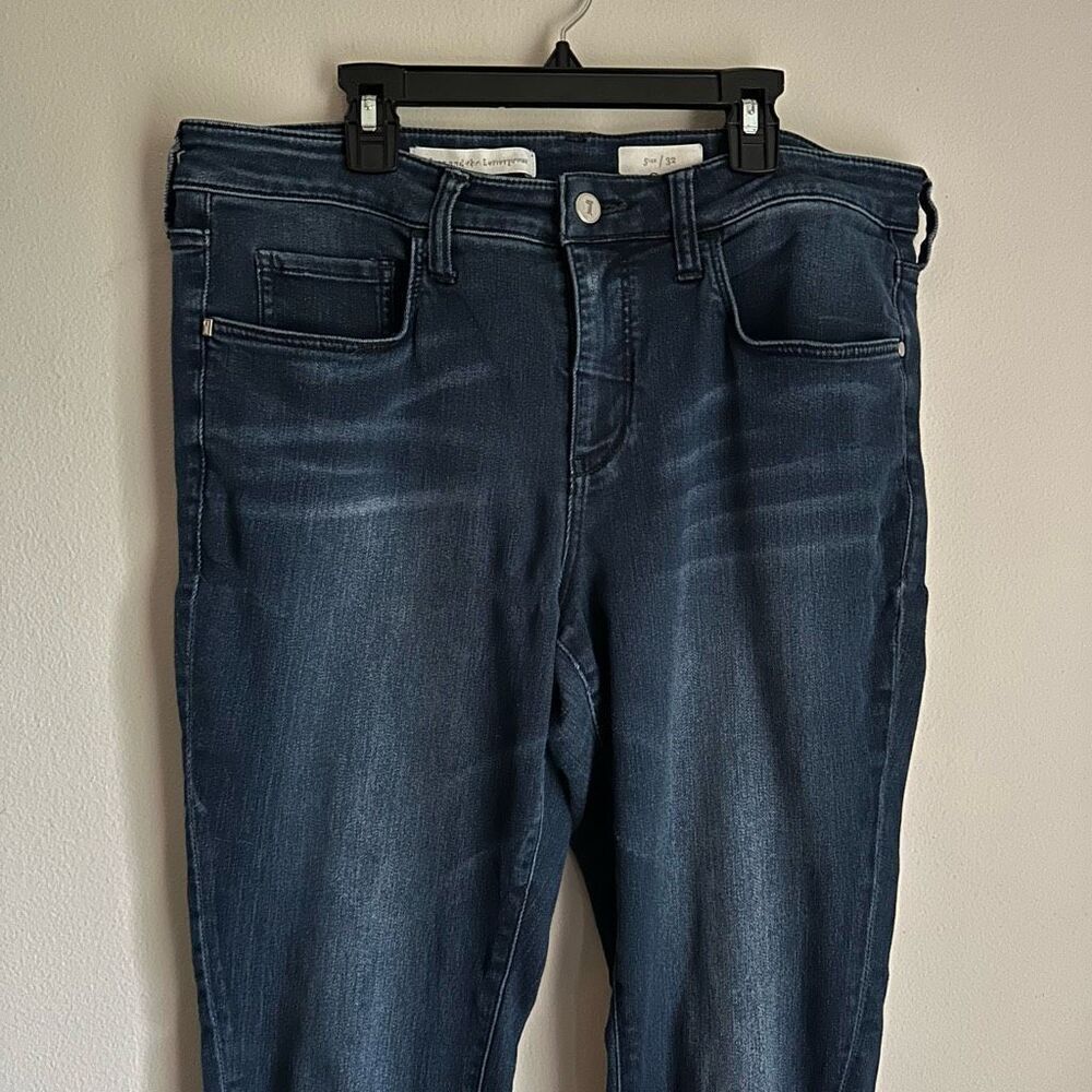 Pilcro Anthropologie Lace Up Dark Wash Jeans size 32 - Picture 2 of 7